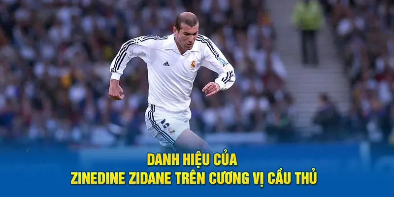 Danh hiệu của Zinedine Zidane trên cương vị cầu thủ