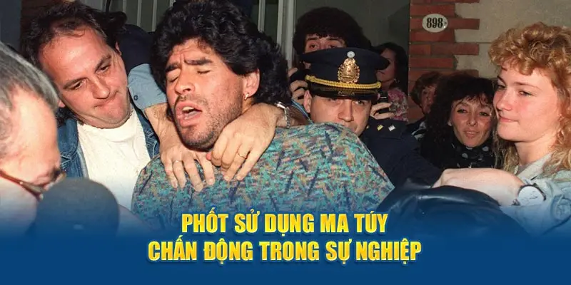 Phốt sử dụng ma túy chấn động trong sự nghiệp 